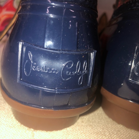 Jessica Carlife Checkered Plaid Rain Boot - Picture 6 of 10